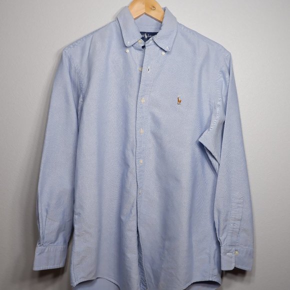 ralph lauren blue dress shirt - Picture 4 of 8